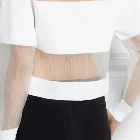 Alexander Wang Mesh Parental Advisory Top Us Small - Picture 4 of 5